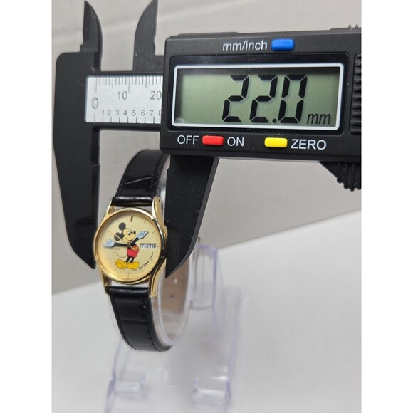 Vintage Seiko Disney Mickey Mouse Day Date Watch Womens 3Y03-0049 New Battery main image 6